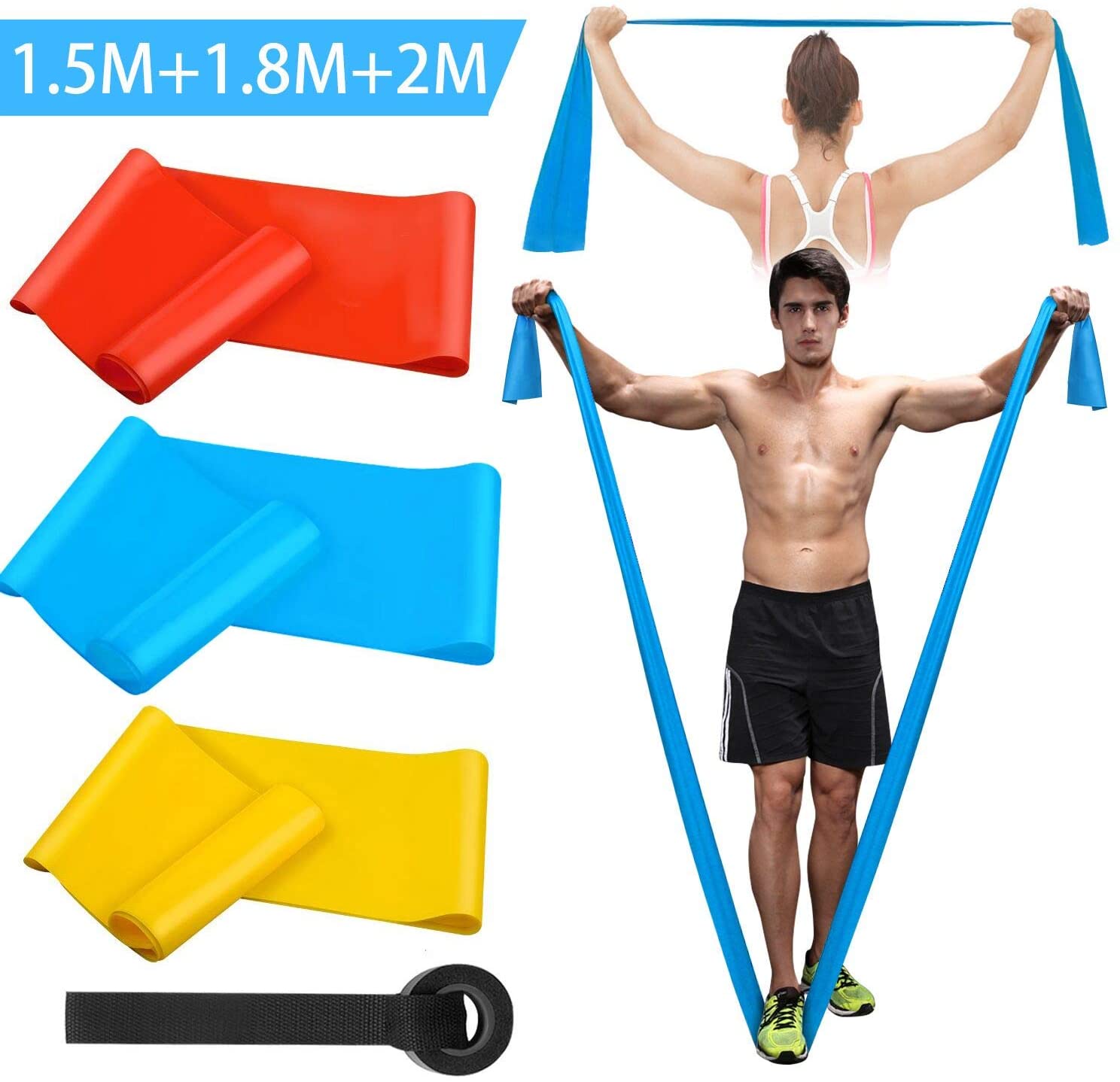 Elastic Fitness Bands 3Pcs Res - Crossfit Equipment 리뷰 및 가격