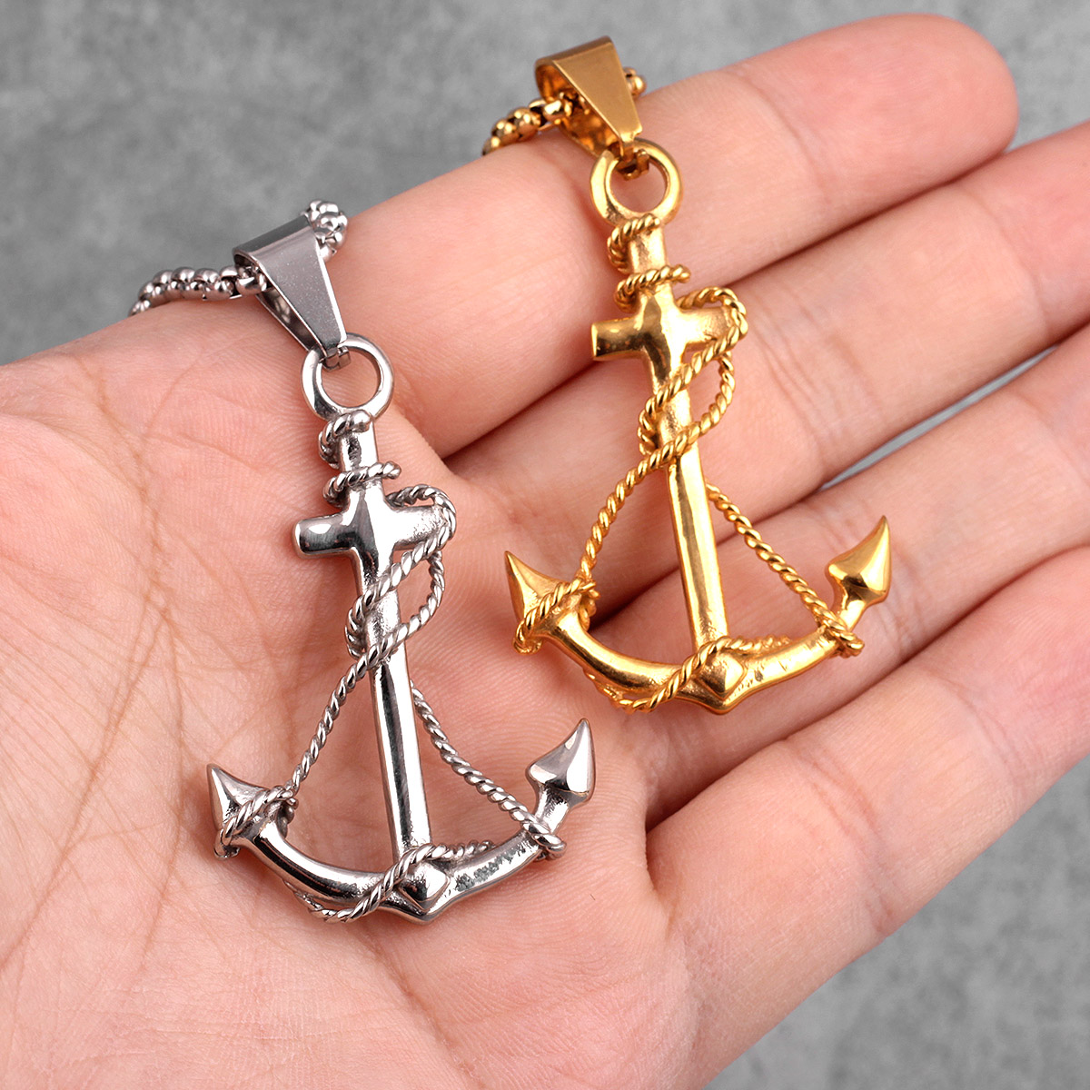 Golden Silver Color Anchor Men - Battle Rope Anchor 리뷰 및 가격
