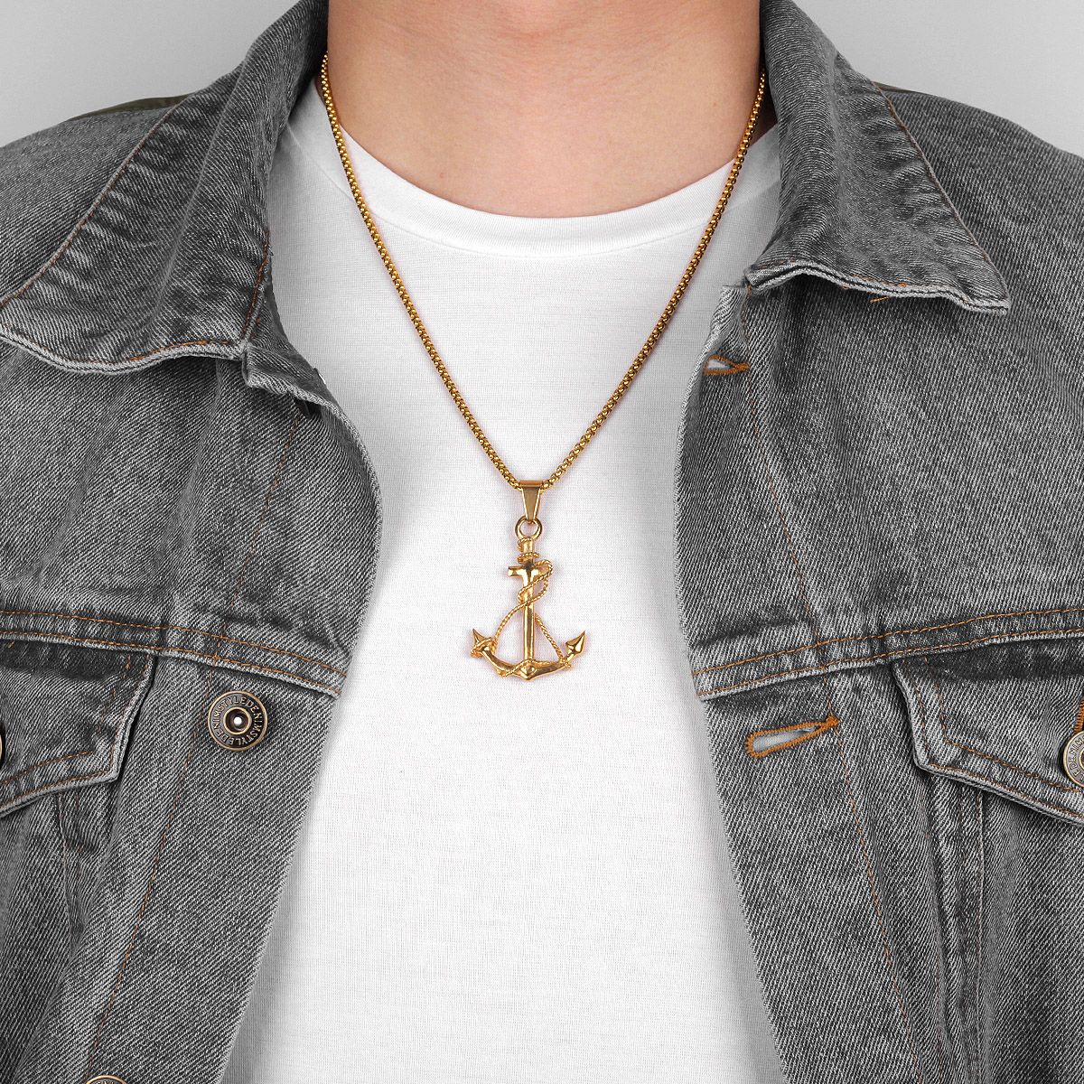 Golden Silver Color Anchor Men - Battle Rope Anchor 리뷰 및 가격