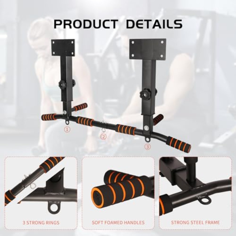 Wall Mounted Pull Up Bar Adjus - Pull Up Bar Grip 리뷰 및 가격