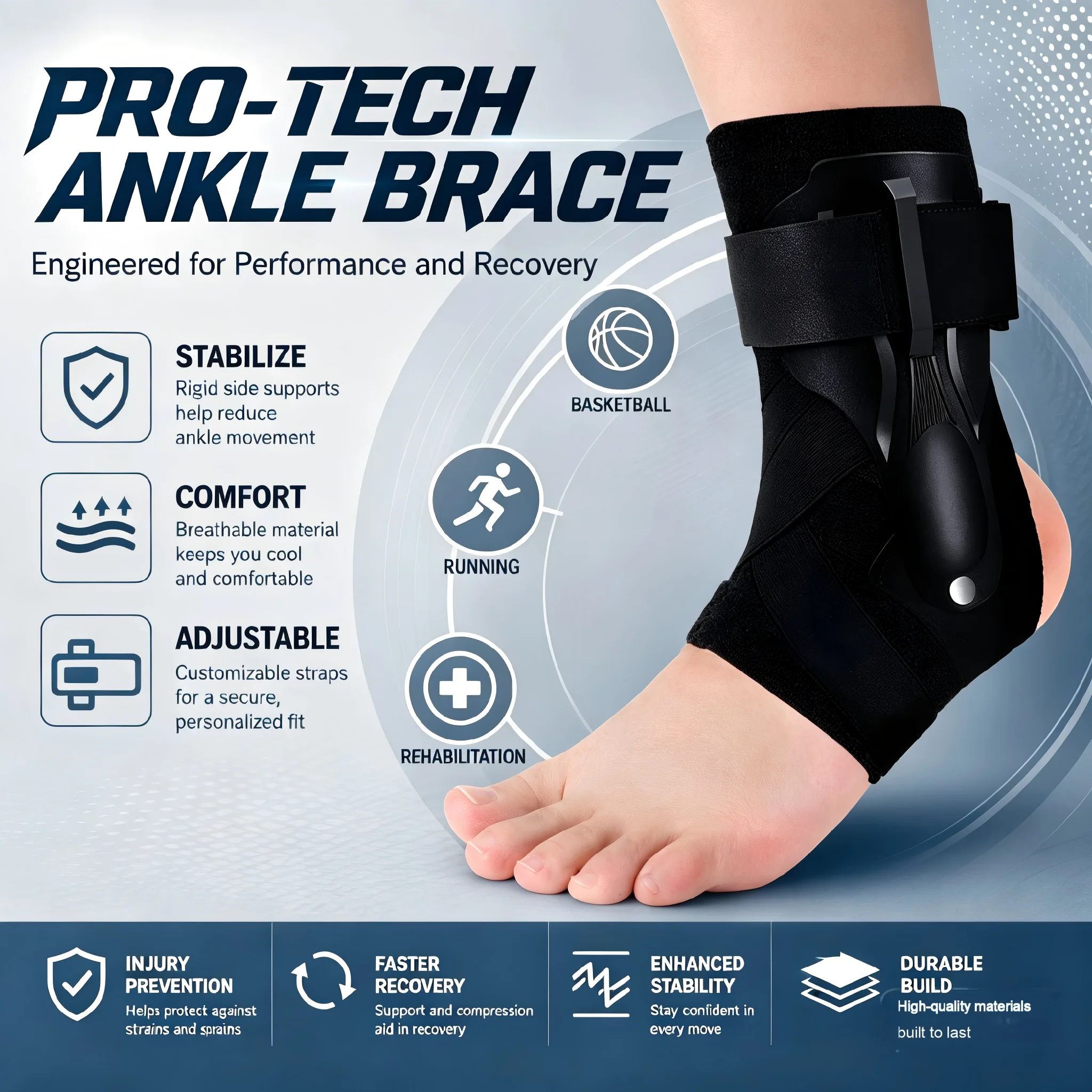 1/2PCS Ankle Brace for Spraine - Ankle Mobility Band 리뷰 및 가격