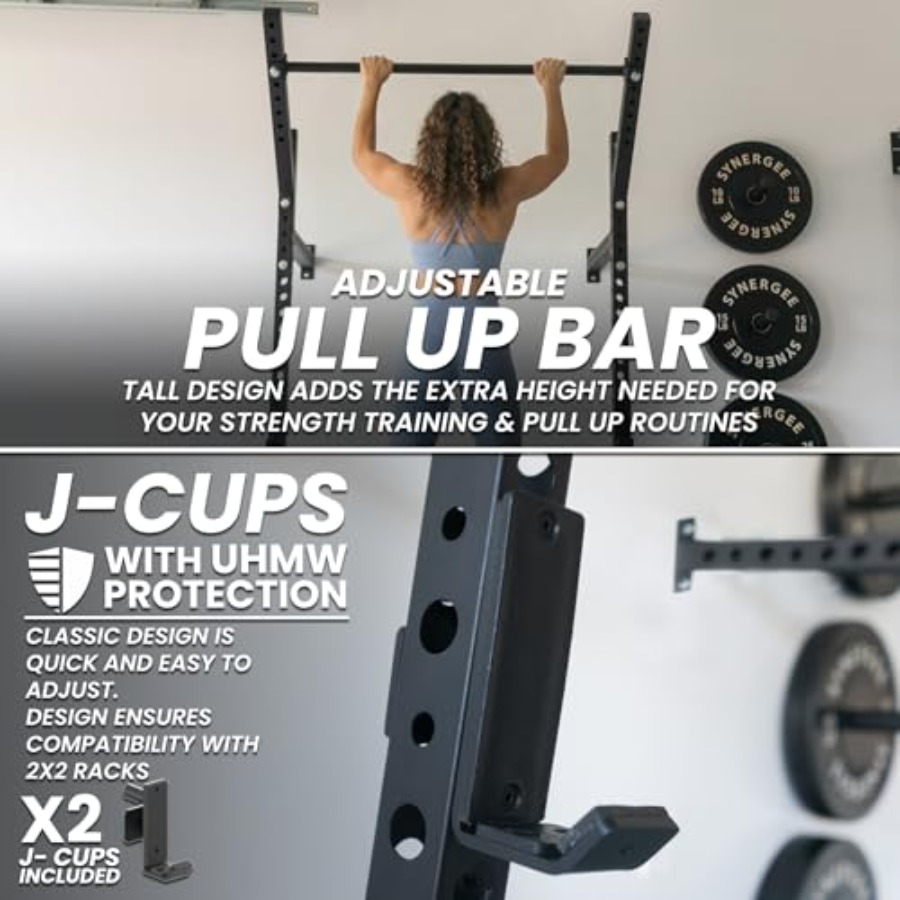 Wall Mounted Squat Rack for ho - Pull Up Bar Grip 리뷰 및 가격