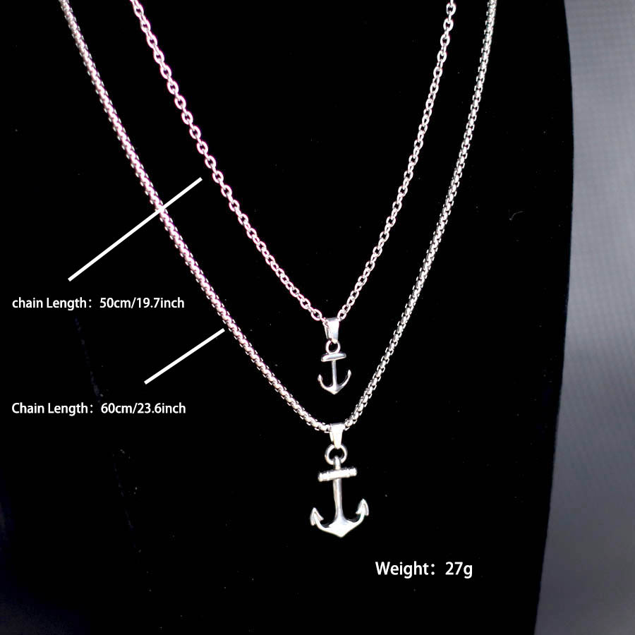 Hiphop Anchor Necklace For Men - Battle Rope Anchor 리뷰 및 가격