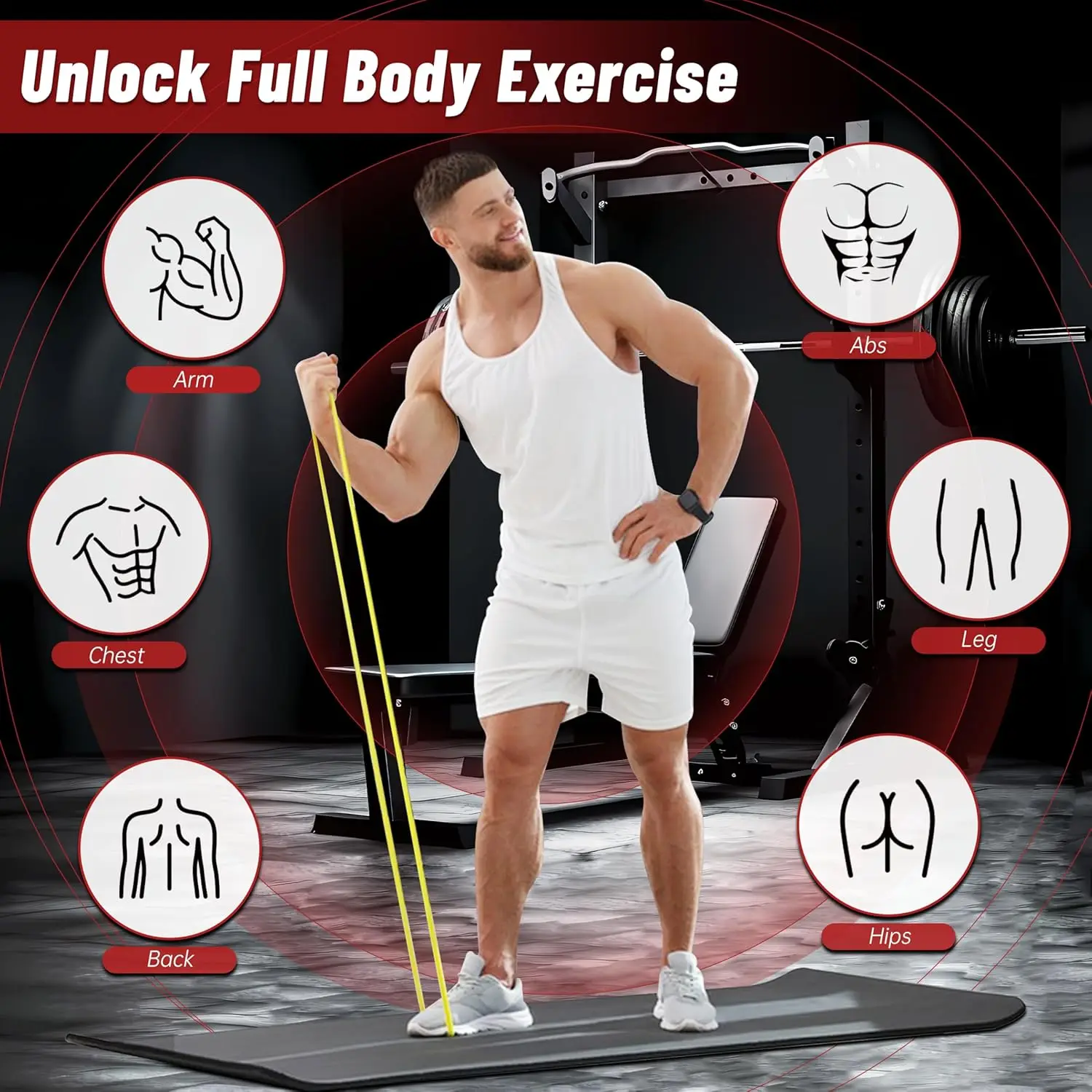 4-Level Resistance Bands for F - Pull Up Assist Band 리뷰 및 가격