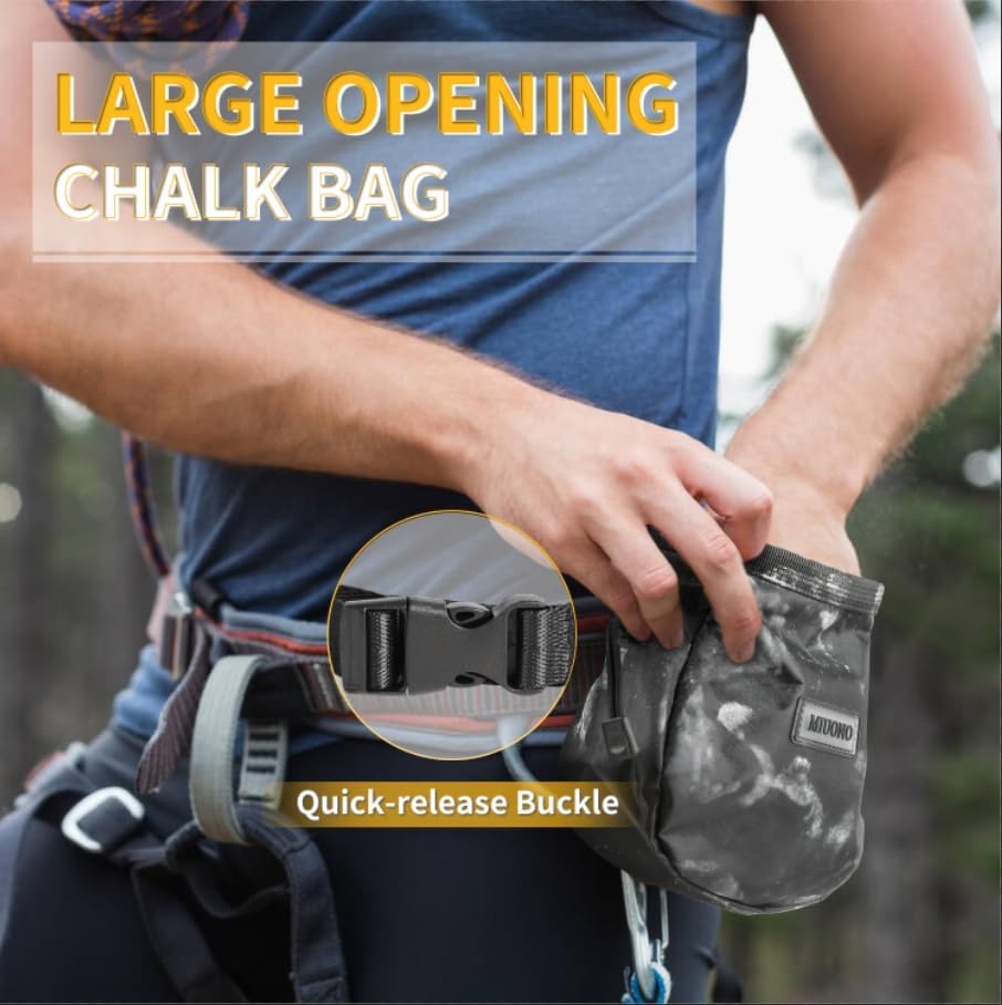 Chalk Bag for Rock Climbing, C - Crossfit Lifting 리뷰 및 가격