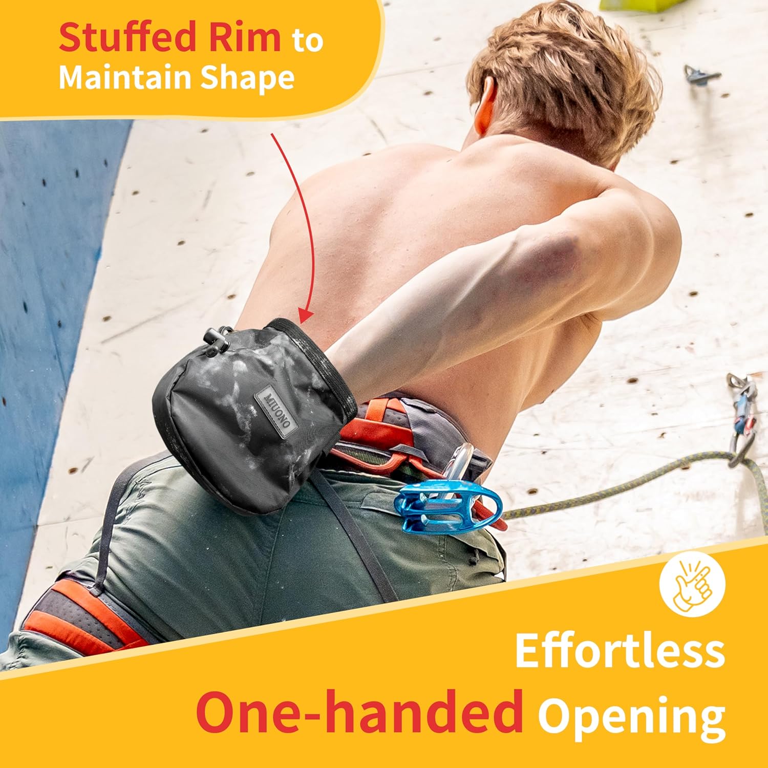 Chalk Bag for Rock Climbing, C - Crossfit Lifting 리뷰 및 가격