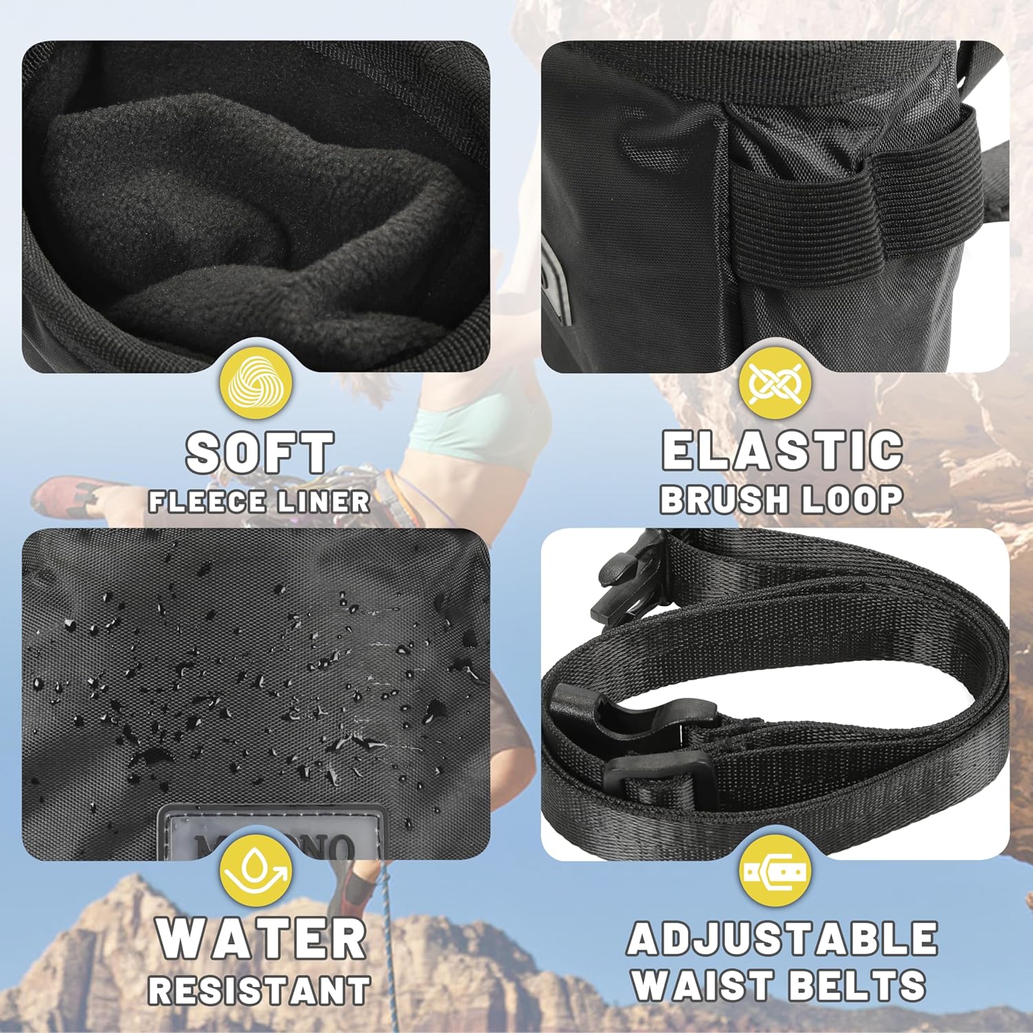 Chalk Bag for Rock Climbing, C - Crossfit Lifting 리뷰 및 가격