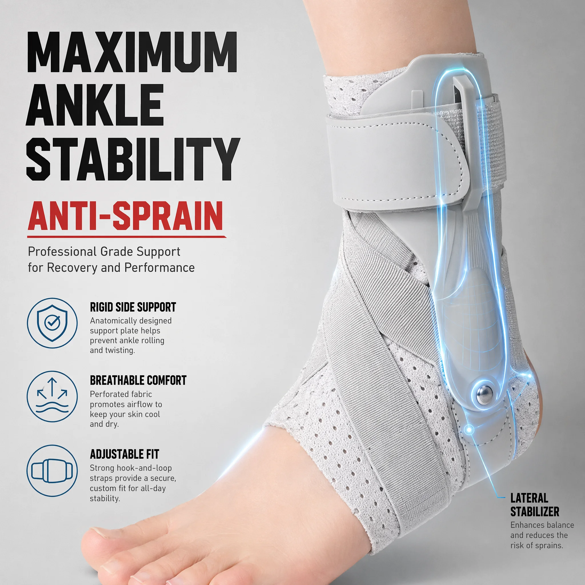 Ankle Brace with Side Stabiliz - Ankle Mobility Band 리뷰 및 가격