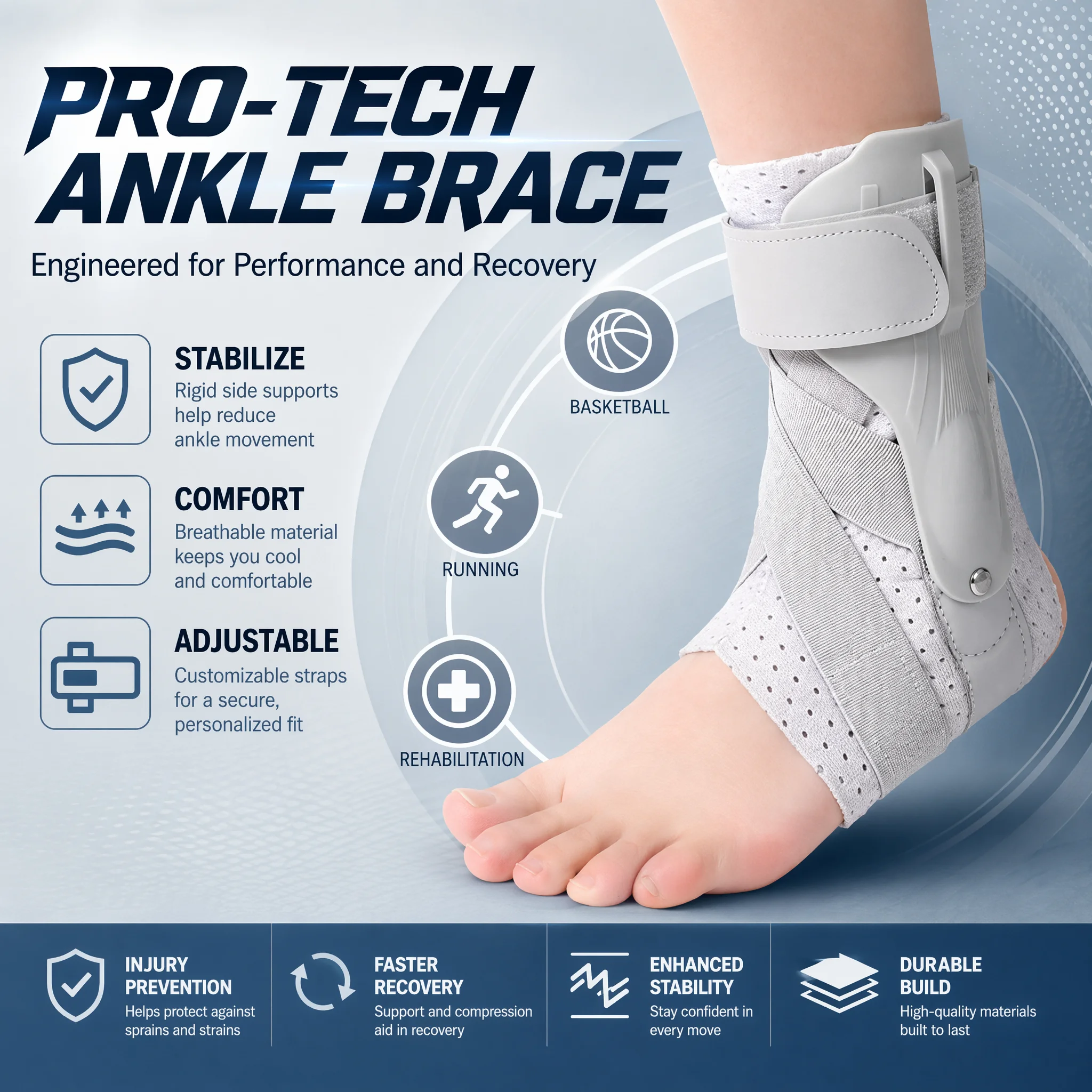 Ankle Brace with Side Stabiliz - Ankle Mobility Band 리뷰 및 가격