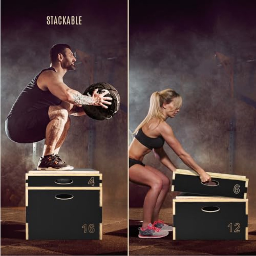 3 in 1 Wooden Plyo Box for Jum - Box Jump Plyo 리뷰 및 가격