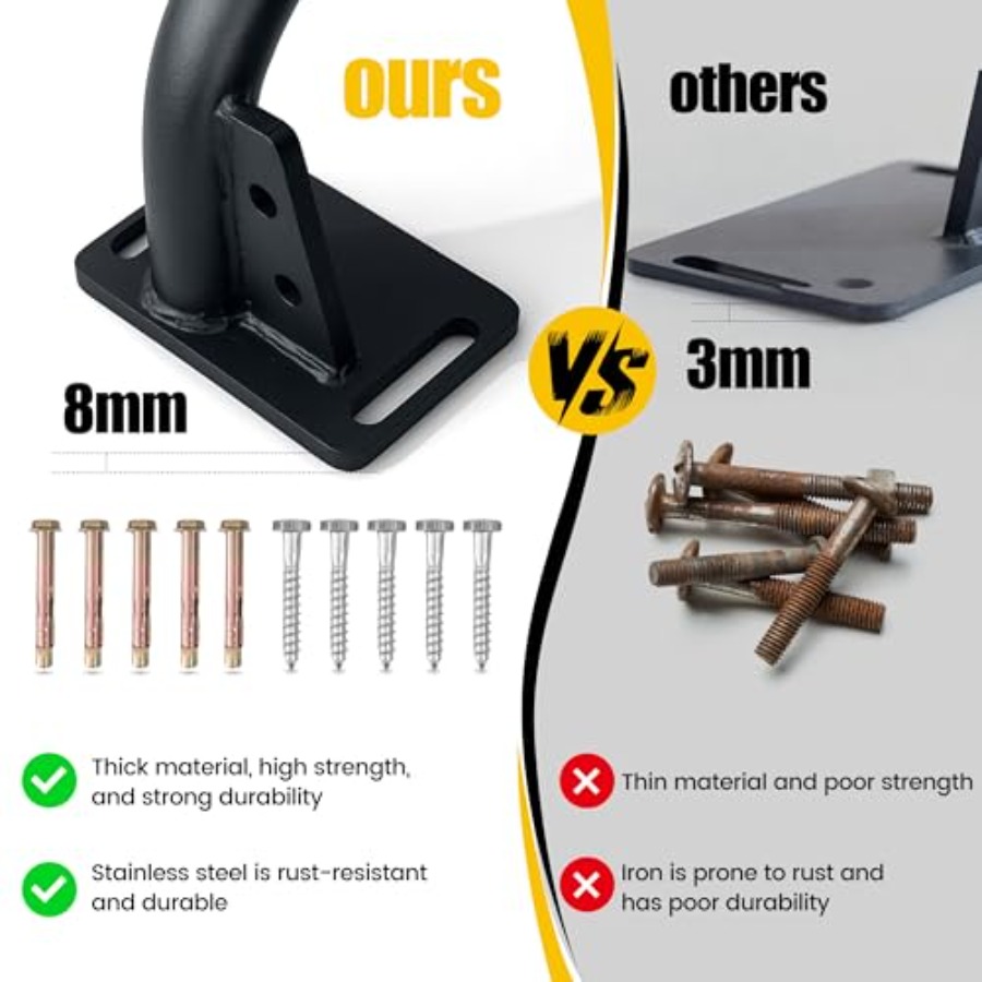 Heavy Duty Wall Mounted Pull U - Pull Up Bar Grip 리뷰 및 가격