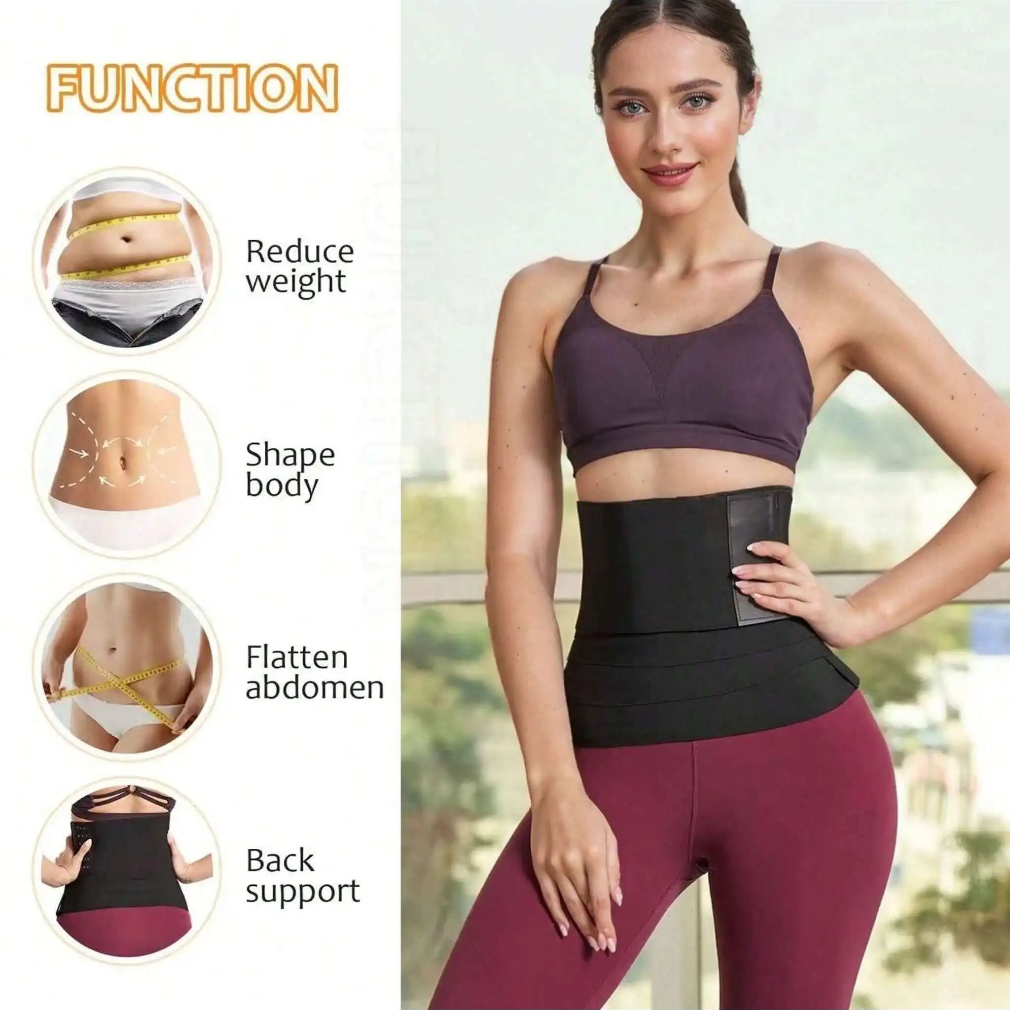 Women Waist Bandage Wrap Trimm - Pull Up Assist Band 리뷰 및 가격