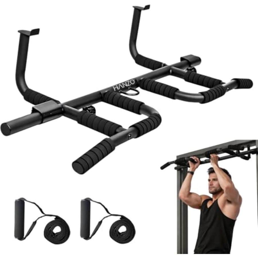 Doorway Pull Up Bar Set with S - Pull Up Bar Grip 리뷰 및 가격
