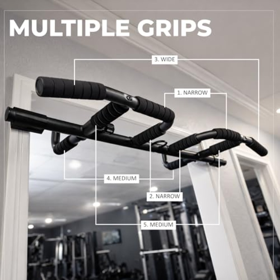 Doorway Pull Up Bar Set with S - Pull Up Bar Grip 리뷰 및 가격