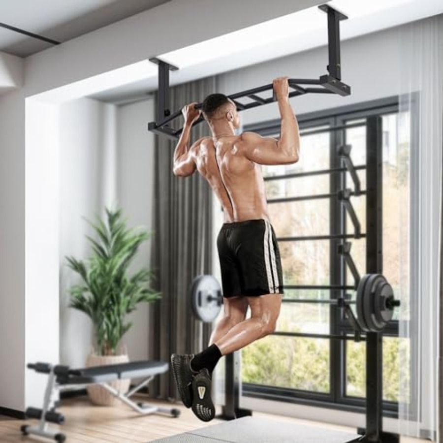 Home gym ceiling-mounted pull  - Pull Up Bar Grip 리뷰 및 가격