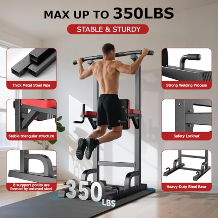 Power Tower Dip Station Pull U - Pull Up Bar Grip 리뷰 및 가격