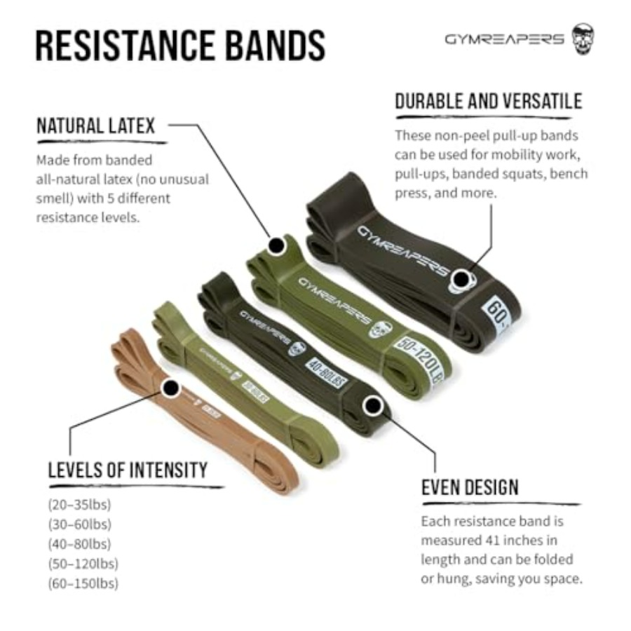 Resistance Bands for Working O - Pull Up Assist Band 리뷰 및 가격