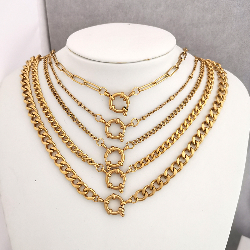 Spring Sailor Clasp Necklace W - Battle Rope Anchor 리뷰 및 가격